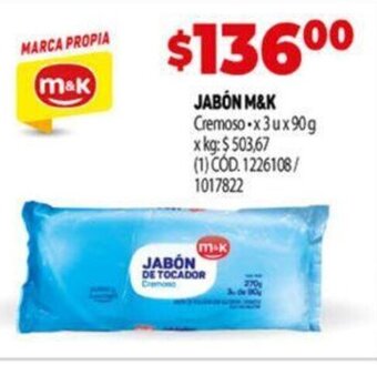 Makro Jabón M&K oferta