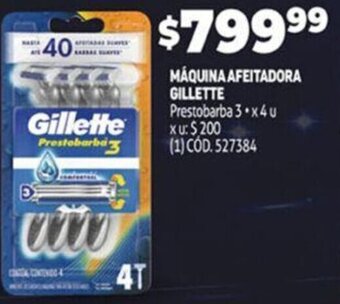 Makro Máquina Afeitadora Gillette oferta