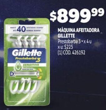 Makro Máquina Afeitadora Gillette oferta