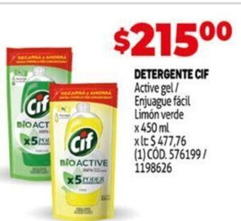Makro Detergente Cif oferta