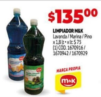 Makro Limpiador M&K oferta