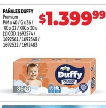 Makro Pañales Duffy oferta