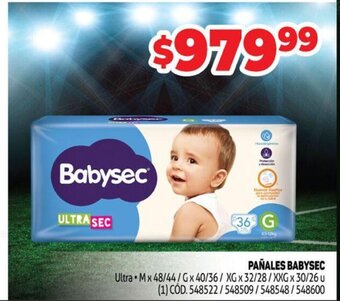 Makro Pañales Babysec oferta