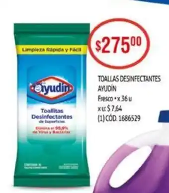 Makro Toallas Desinfectante Ayudín oferta