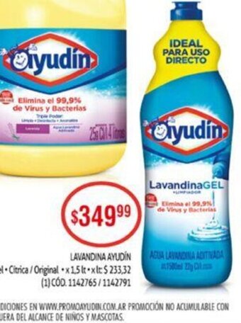 Makro Lavandina Ayudín oferta