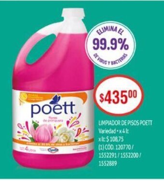 Makro Limpiador De Pisos Poett oferta