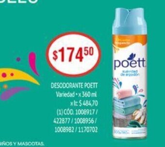 Makro Desodorante Poett oferta