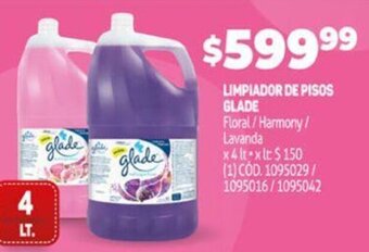 Makro Limpiador De Pisos Glade oferta