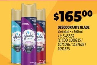 Makro Desodorante Glade oferta