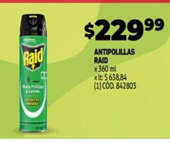 Makro Antipolillas Raid oferta
