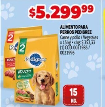Makro Alimento Para Perros Pedigree oferta