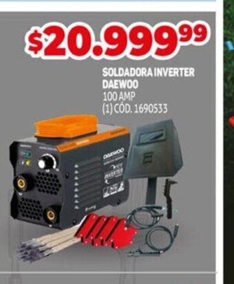 Makro Soldadora Inverter Daewoo oferta
