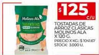Supermercados DIA Tostadas de arroz clásicas molinos ala oferta