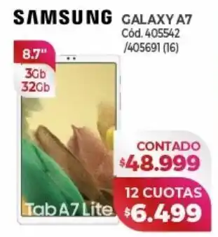 Naldo Lombardi Galaxy a7 oferta