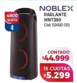 Naldo Lombardi Parlantes bluetooth noblex oferta