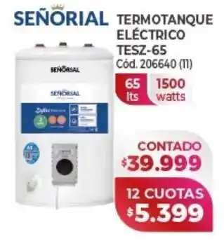 Naldo Lombardi Termotanque señorial oferta