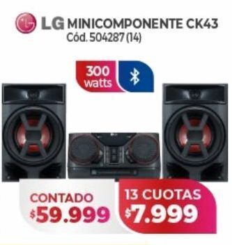 Naldo Lombardi Minicomponente lg oferta