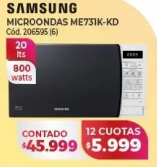 Naldo Lombardi Microondas samsung oferta