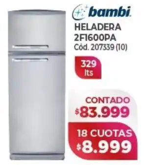 Naldo Lombardi Heladeras bambi oferta