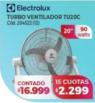Naldo Lombardi Turbo ventiladores electrolux oferta