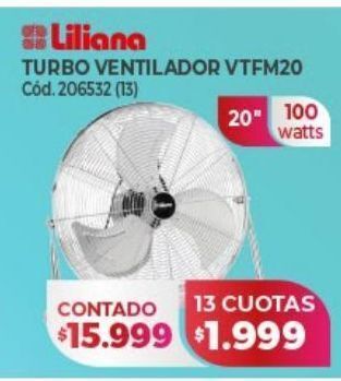 Naldo Lombardi Turbo ventilador liliana oferta
