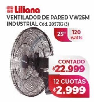 Naldo Lombardi Ventilador de pared liliana oferta