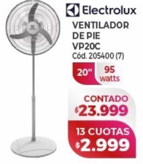 Naldo Lombardi Ventilador de pie electrolux oferta