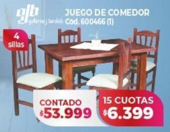 Naldo Lombardi Juego de comedor oferta