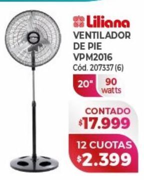 Naldo Lombardi Ventilador de pie liliana oferta