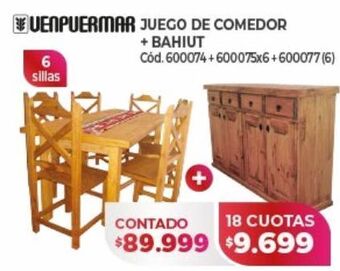 Naldo Lombardi Juego de comedor oferta
