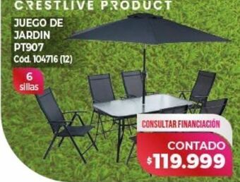 Naldo Lombardi Juego de jardín oferta