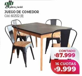 Naldo Lombardi Juego de comedor oferta