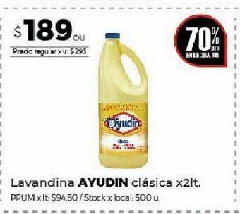 Disco Lavandina ayudin clásica x 2l oferta