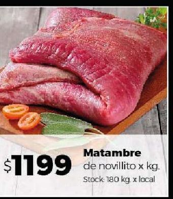 Disco Matambre de novillito x kg oferta