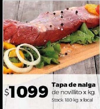 Disco Tapa de nalga de novillito x kg oferta