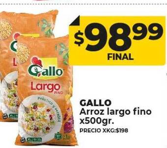 Supermayorista Vital Gallo arroz largo fino oferta