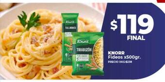 Supermayorista Vital Knorr fideos oferta