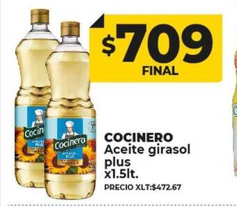 Supermayorista Vital Cocinero aceite girasol plus oferta