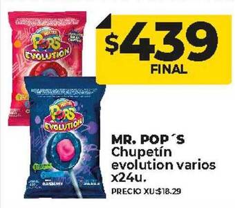 Supermayorista Vital Mr. pop's chupetín evolution varios oferta