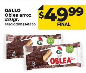 Supermayorista Vital Gallo oblea arroz oferta