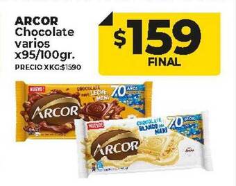 Supermayorista Vital Arcor chocolate varios oferta