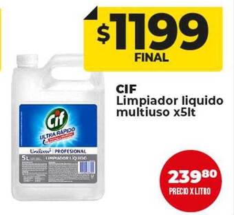 Supermayorista Vital Cif limpiador liquido multiuso oferta