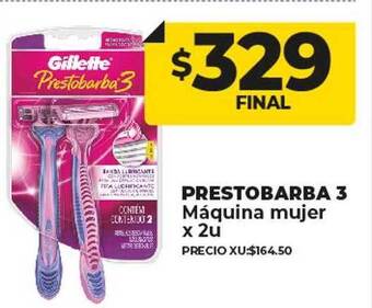 Supermayorista Vital Prestobarba 3 máquina mujer oferta