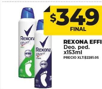 Supermayorista Vital Rexona efficient deo. ped. oferta