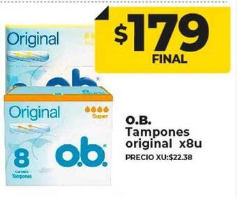 Supermayorista Vital O.b. tampones original oferta