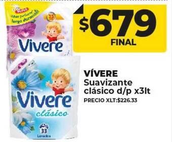 Supermayorista Vital Vivere suavizante clásico oferta