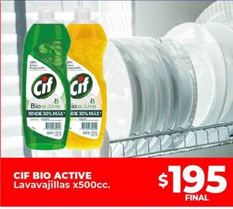 Supermayorista Vital Cif bio active lavavajillas oferta