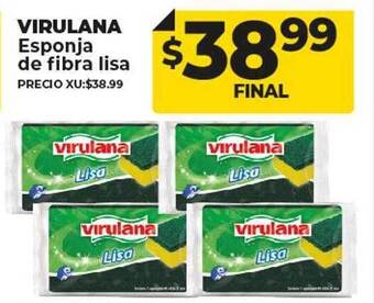 Supermayorista Vital Virulana esponja de fibra lisa oferta