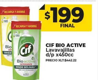 Supermayorista Vital Cif bio active lavavajillas oferta