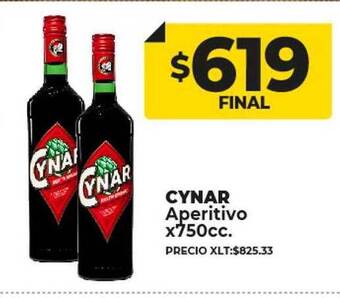 Supermayorista Vital Cynar aperitivo oferta